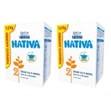 Nestlé Nativa 2, pack 2 x 1200 grams