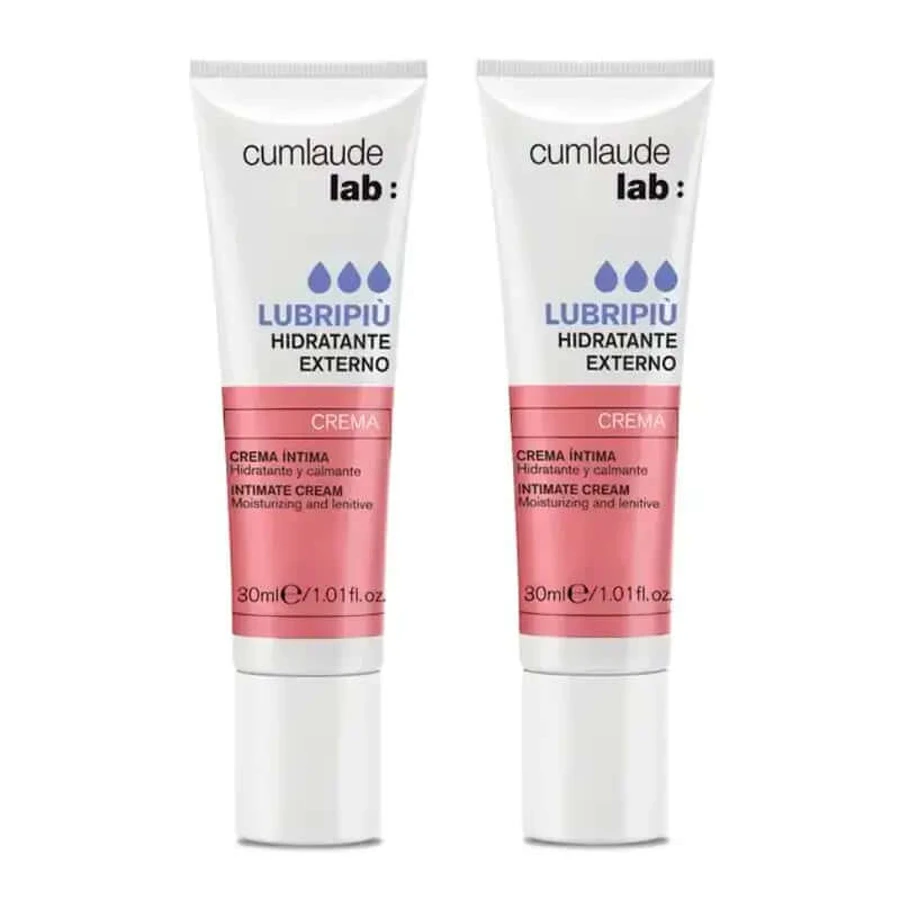 Cumlaude Lab Lubripiù Feuchtigkeitscreme für die Vulva, Packung 2 x 30 ml