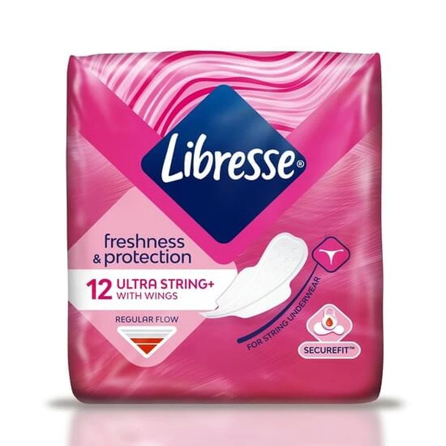 Ultra String absorberend kompres, 12 stuks, Libresse