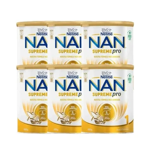 Nestlé Nan Nan Supreme Pro 1 Leche para principiantes, paquete de 6x800 gr