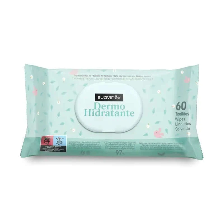 Suavinex Dermo-Feuchtigkeitstücher, 60 Stück