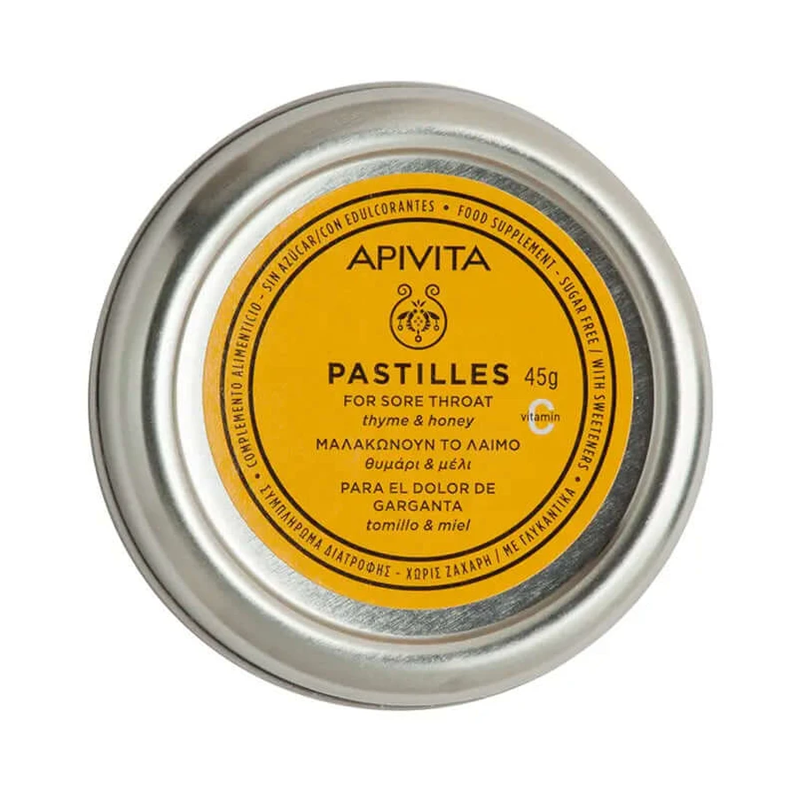 APIVITA honey and thyme lozenges