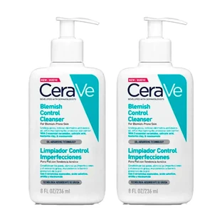CeraVe Duplo Cleanser Unreinheiten Kontrolle Cleanser, 2X236 Ml
