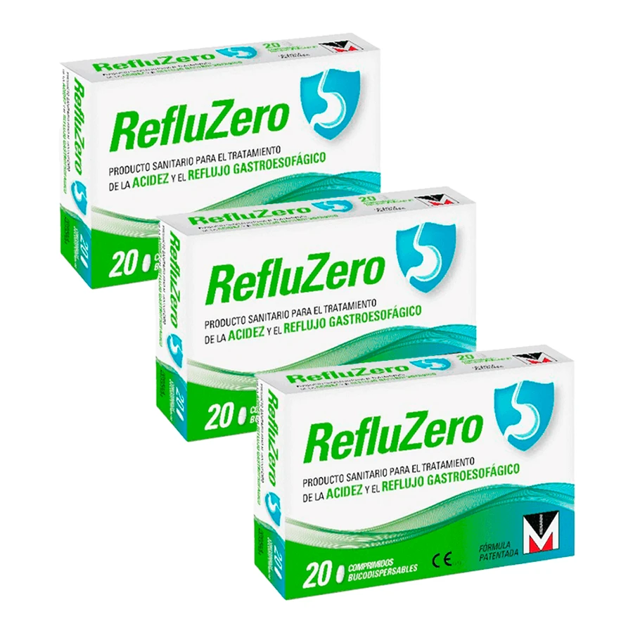 Refluzero Triplo Übersäuerung und Reflux 3 x 20 Tabletten