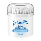 Johnson'S Baby inlegkruisjes met 100% puur katoenen topjes, 1 x 200 inlegkruisjes