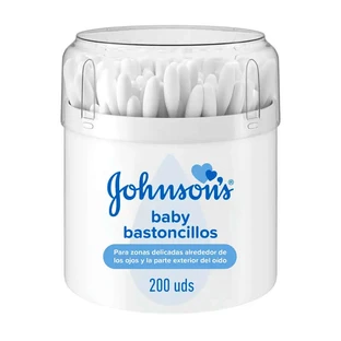 Johnson'S Baby inlegkruisjes met 100% puur katoenen topjes, 1 x 200 inlegkruisjes