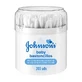 Johnson'S Baby Compresas para bebés con puntas de algodón 100% puro, 1 x 200 compresas