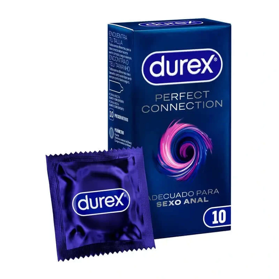 Durex Perfect Connection Extra Lubricated, 10 Kondome