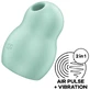 Satisfyer Pro To Go 1 Estimulador y Vibrador Doble Verde