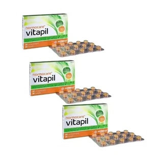Normocare Vitapil, envase 3 x 30 comprimidos