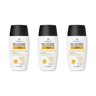 Heliocare 360º Fluido Mineral Tolerancia Spf50, 3X50 Ml