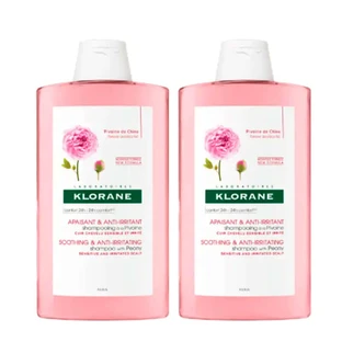 Klorane Peony Șampon Pack Bio, 400 ml