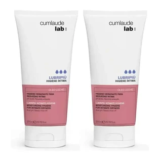 Cumlaude Lab Lubripiù Leche oleosa para la higiene íntima, envase 2 x 200 ml