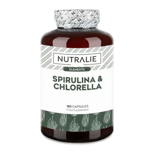 Nutralie Spirulina & Chlorella Energie & Kraft 1800Mg , 180 Kapseln