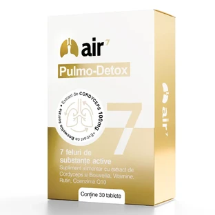 Air7 Pulmo Detox para fumadores, 30 cápsulas, Green Splid
