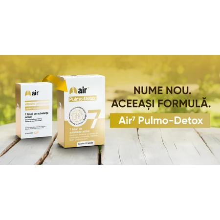 Air7 Pulmo Detox para fumadores, 30 cápsulas, Green Splid