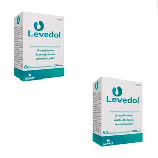Levedol, envase 2x60 cápsulas
