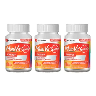 Forté Pharma Triple Multivit Gummies 3 x 60 caramelos de goma