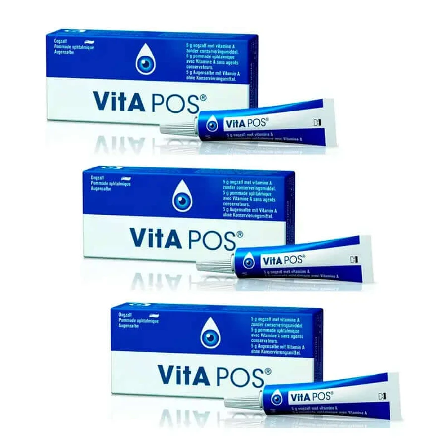 Vita-Pos oogzalf, verpakking van 3 x 5 g