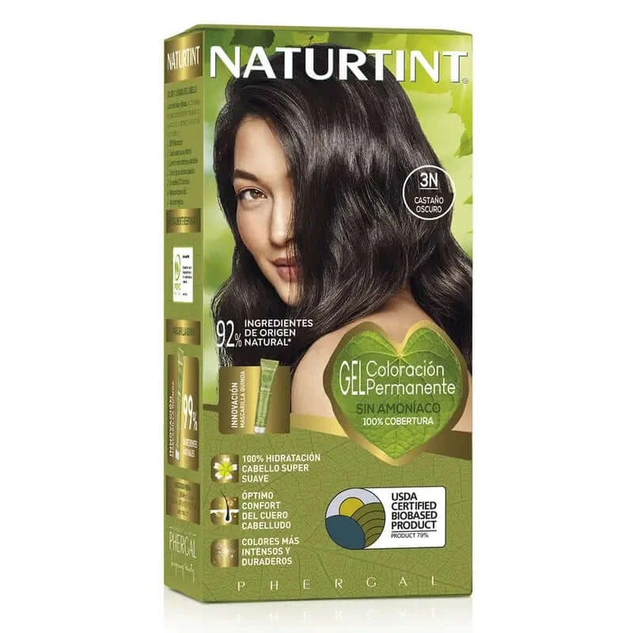 Naturtint Ammoniakfreie permanente Färbemittel 3N - dunkelbraun