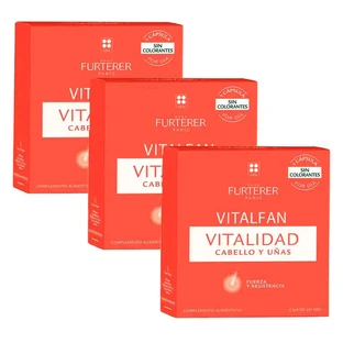 Rene Furterer Vitalfan Vitality Hair and Nails, pack 3 x 30 capsules