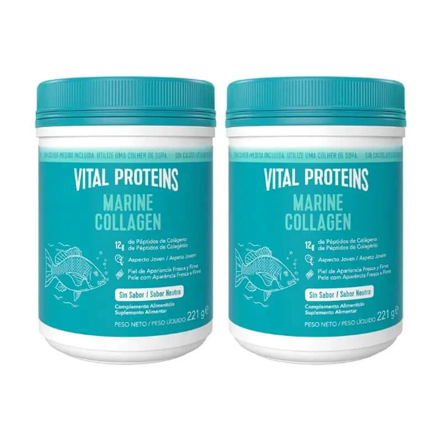 Vital Proteins Double Marine Collagen, 2x 221g