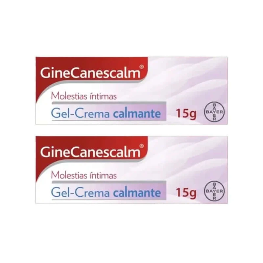 Ginescanes GineCanescalm Soothing gel-cream, 2X15 Gr