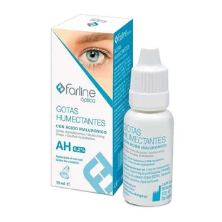 Farline gouttes hydratantes 0,2% acide hyaluronique 15Ml