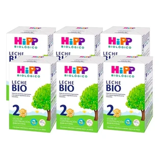 Lait Hipp 2 Bio, paquet de 6 x 600 g