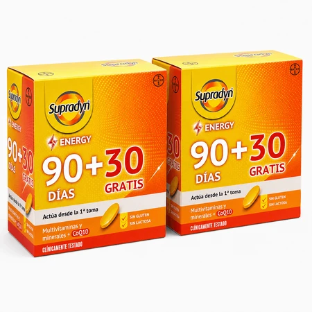 Supradyn Energy cu Coenzima Q10, 2x120 comprimate, Bayer