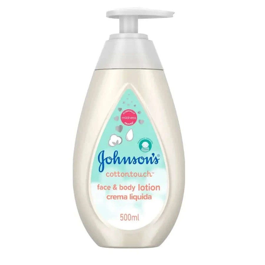 Johnson'S Baby Cottontouch 24 Uur Hydraterende Gezichts- en Lichaamslotion, 500 ml