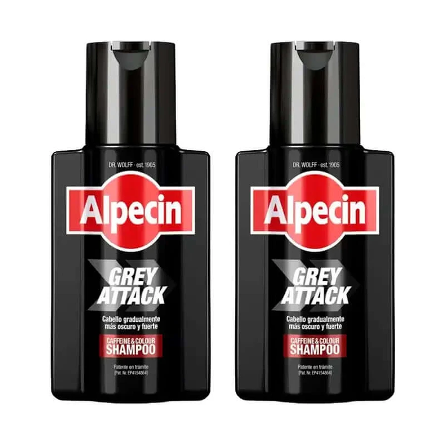 Alpecin Grijze Aanval, 2 X 200 Ml