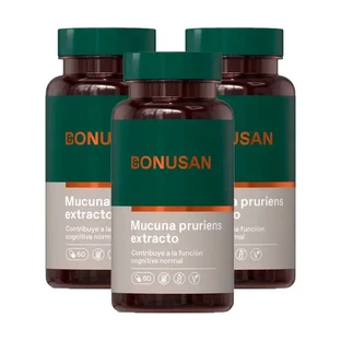 Bonusan Mucuna Pruriens Pack 3 x 60 Kapseln