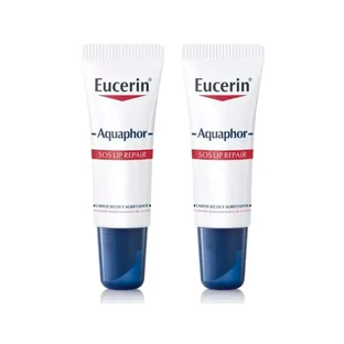 Eucerin Aquaphor Sos Cuidado Labial Regenerador, envase 2 x 10 ml