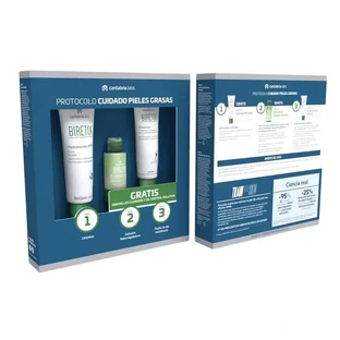 Biretix Oily Skin Care Protocol Dermatologic Pack. 2 mini-gift towels