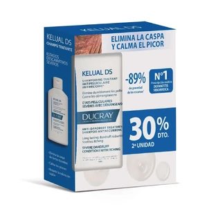 Ducray Pack Duo Kelual Ds Anti-Schuppen-Shampoo, 2X100Ml