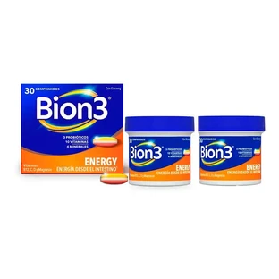 Bion3 Energy Multivitamin, 2 x 30 comprimidos