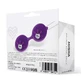 Latetobed Dubbele Silicone Kegelbal Paars