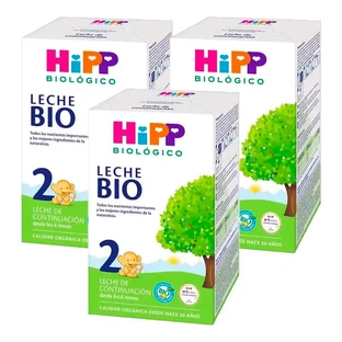 Melk Hipp 2 Bio, pak 3 x 600 g