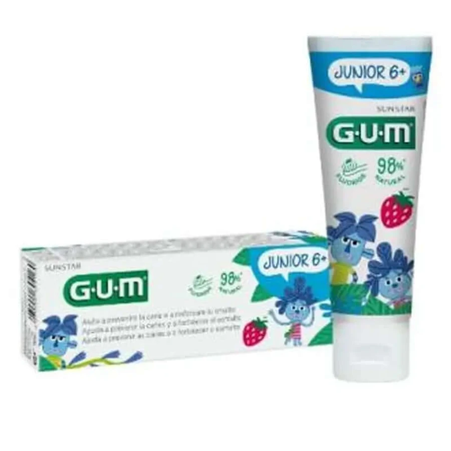Gum Junior Kinderzahnpasta Erdbeere 7-12 Jahre 50Ml