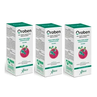 Aboca Oroben Aftagen Mondwater 3x150 ml