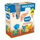 Nestlé Puré Sachet Plátano, naranja y bizcocho, 4X90 g