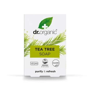 Dr.Organic Tea Tree Soap bar for oily skin, 100 ml