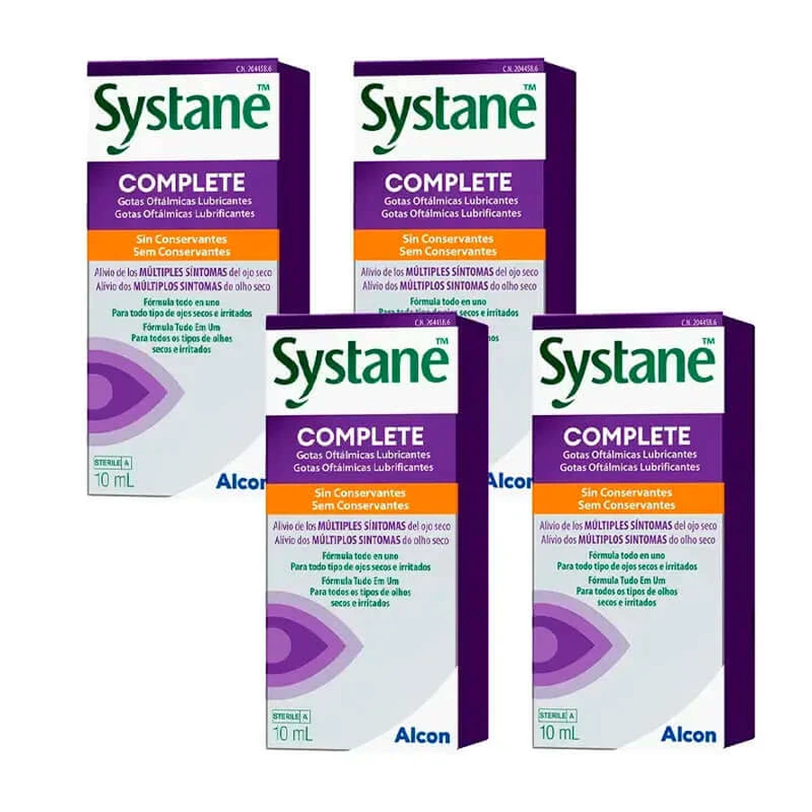 Systane Complete, Packung 4 X 10 ml