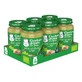 GERBER Pack Bio-Salzgläser Brokkoli, Erbsen und Pute , 190g x 6 Stück