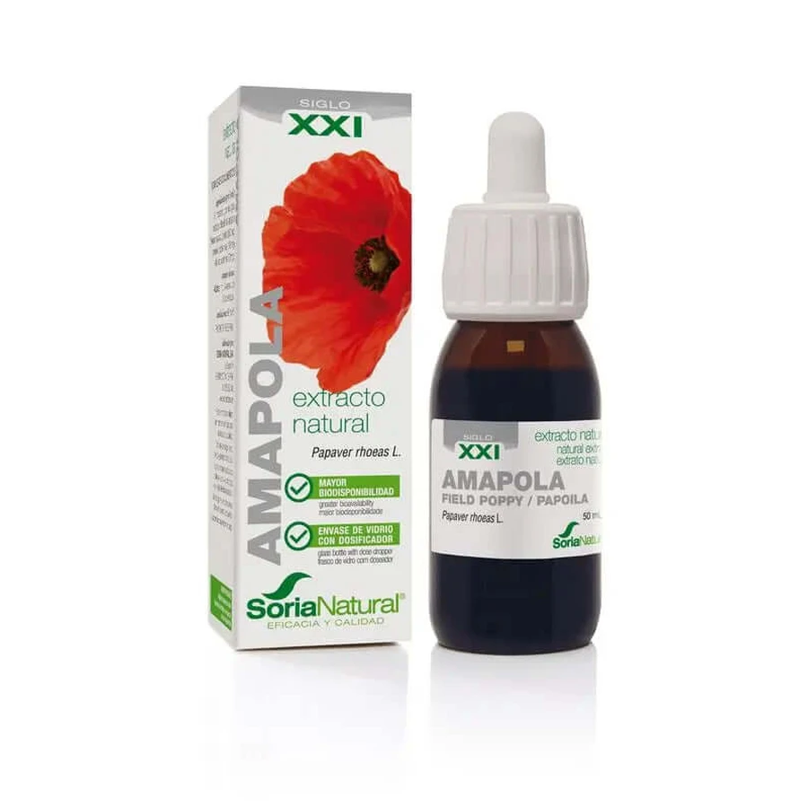 Soria Natuurlijk Papaver Extract S Xxi, 50 Ml