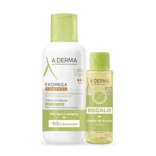 A-Derma Exomega Exomega Control Crema Emoliente Antiirritante Pack 400ml + Aceite 100ml De regalo