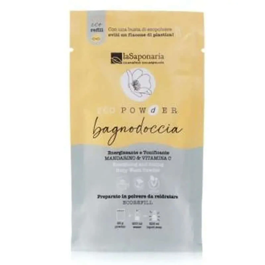 La Saponaria Mandarin-Vitamin C Shower Gel Powder 25Gr.