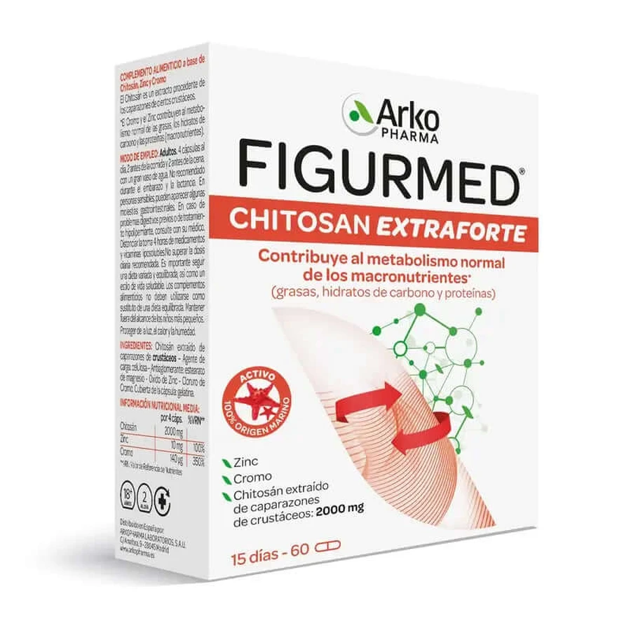 Arkopharma Figurmed Figurmed Chitosan Extra Strong 500 mg, 60 capsules