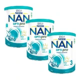 Nestlé Nan Optipro 3 Aufwuchsmilch, 3x800 g
